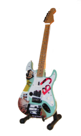 Miniatuurgitaar Billie Joe Armstrong (Green day) - Stratocaster