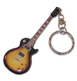 Sleutelhanger gitaar -  Les Paul Velvet Revolver (Slash, Guns 'n roses)  roestvrij staal