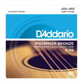 D'Addario Acoustic - Phosphor Bronze Light Gauge EJ16