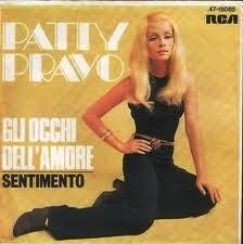 Patty Pravo - Gli Occhi Dell`Amore  - 2e hands 7" vinyl single-