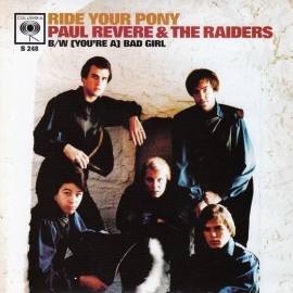 Paul Revere & the Raiders - Ride your pony  | 7" single -red coloured vinyl-