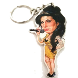 Sleutelhanger Karikatuur -Amy Winehouse-