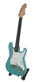 Miniatuurgitaar Eric Clapton - Blue stratocaster