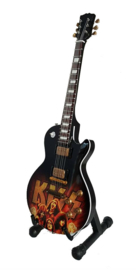 Miniatuurgitaar Kiss tribute 'flames - 'Model Les Paul