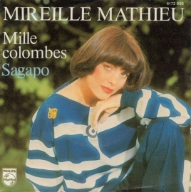 Mireille Mathieu - Mille Colombes - 2e hands 7" vinyl single-