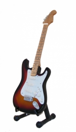 Miniatuurgitaar Jimi Hendrix - Stratocaster Sunburst