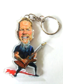 Sleutelhanger Karikatuur - James Hetfield ((Metallica)