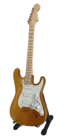 Miniatuurgitaar Eric Clapton - stratocaster gold