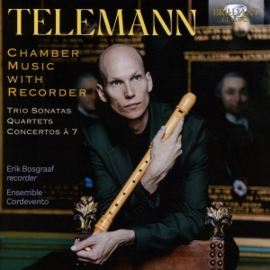Erik Bosgraaf  & Ensemble Cordevento - Telemann: Chamber Music With Recorder | CD