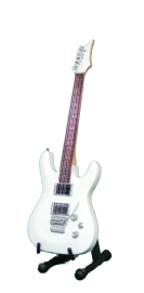 Miniatuurgitaar Joe Satriani - Ibanez JS White