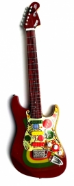 Miniatuurgitaar George Harrison ( Beatles)  - Fender stratocaster `Rocky`