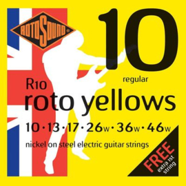 Rotosound R10 Roto Yellows electric nickel wound 10-46