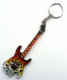 Sleutelhanger ESP Flaming Skull