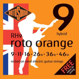 Rotosound RH9 Roto Orange electric nickel wound 9-46