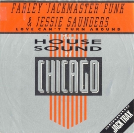 Farley "Jackmaster" Funk & Jessie Saunders - Love Can`t Turn Around - 2e hands 7" vinyl single-