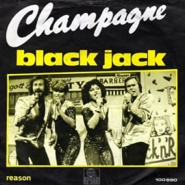 Champagne - Black Jack - 2e hands 7" vinyl single-