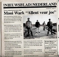 Mooi Wark - Allent veur joe  | CD-single