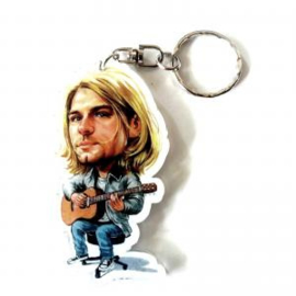 Sleutelhanger Karikatuur -Kurt Cobain, Nirvana-