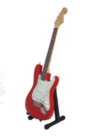 Miniatuurgitaar Andy Summers ( The Police ) - Stratocaster red