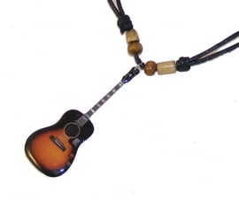 Halsketting gitaar -  Acoustic (John Lennon, Beatles)