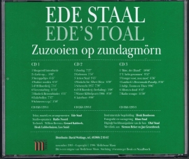 Ede Staal - Zuzooien op zundagmörn 3cd | CD