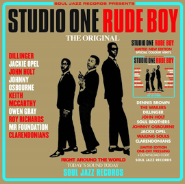 Soul Jazz Records Presents - Studio One Rude Boy | 2LP -Coloured vinyl-
