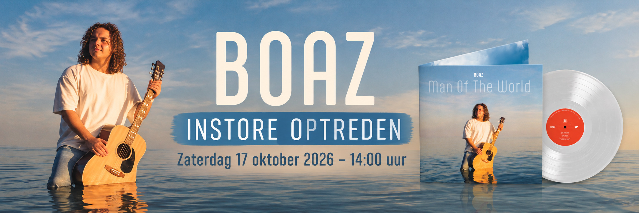 Boaz Instore Optreden 17 oktober