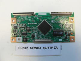 TCONBOARD  RUNTK  CPWBX  4071TP ZA  SHARP