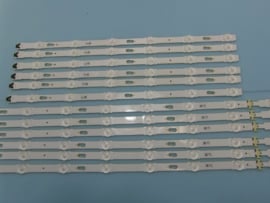 LS910/55 SET BACKLIGHT  LED STRIPS (12 STUKS )BN96-34797A  EN BN96-34798A  (LM41-00135A)SAMSUNG