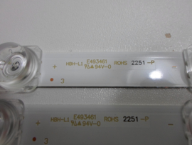 LS526  SET LED STRIPS ( 4 STUKS ) 55HR330M08A2 V2   (4C-LB5507-HR02J 4C-LB5508-HR02J LED  )DIVERSE