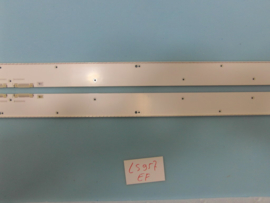 LS957/55  SET BACKLIGHT LED STRIPS  ( 2 STUKS )  BN96-29071A EN BN96-29072a     SAMSUNG