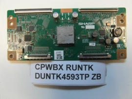 TCONBOARD  CPWBX RUNTK  DUNTK4593TP ZB SHARP