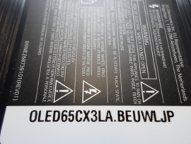 SET PRINTEN OLED65CX3LA  LG