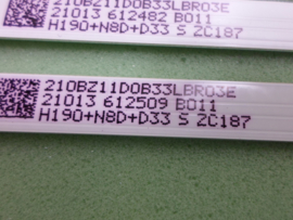 LS748 SET LED STRIPS ( 5 STUKS ) 210BZ11D0B33LBR03E  996592003670 PHILIPS