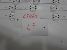 LS526  SET LED STRIPS ( 4 STUKS ) 55HR330M08A2 V2   (4C-LB5507-HR02J 4C-LB5508-HR02J LED  )DIVERSE