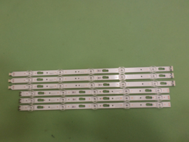 LS997   SET LED STRIPS  ( 6 STUKS  )   BN96-50319A EN BN96-50320A SAMSUNG