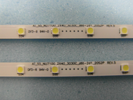 LS918/55 SET BACKLIGHT LED STRIPS  (2 STUKS ) BN96-45913A  IDEM   BN96-46033A SAMSUNG