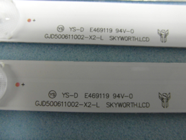 LS808/60 SET  BACKLIGHT LED STRIPS (10 STUKS ) AGF78818201 IDEM  AGF78818205  LG
