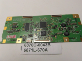 TCONBOARD  6871L-0670A     6870C-0043B   PHILIPS/ LG