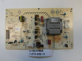 INVERTER  BOARD D4N BOARD  A1663194A  1-878-998-11 SONY