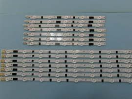 LS909/40  SET BACKLIGHT LED STRIPS (14 STUKS )BN96-25305A EN BN96-25304A  IDEM BN96-25520A   EN BN96-25521A  SAMSUNG