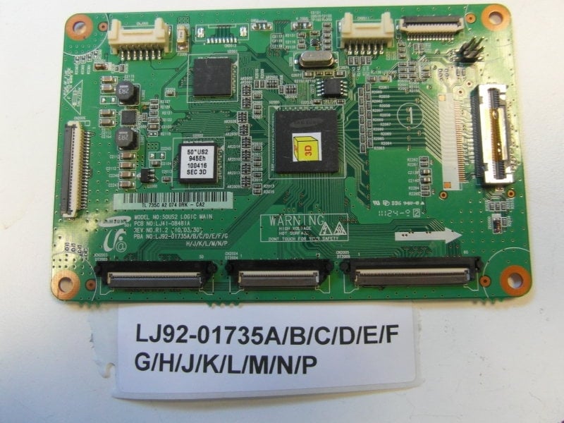 Logicboard Lj92 a B C D E F G H J K L M N P Lj41 a Samsung Tcon Bord Plasma Lcd Led Onderdelen Nl