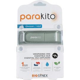 Parakito Armband Volwassen Kaki Navulbare band & 2 tabletten