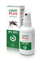 Care Plus - Anti Insect Spray - DEET 50% - Anti Mug - Anti Teken - 60 ml.