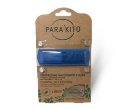 Parakito Armband Blauw  Navulbare band & 2 tabletten