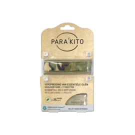 Parakito Armband Design Camouflage Navulbare band & 2 tabletten