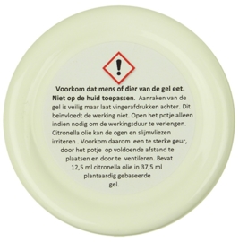 Citronella verspreider - 100% Natuurlijk - Voor Kamperen en Op reis - 50 ml.