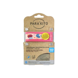 Parakito Kids Armband Cupcake Navulbare band & 2 tabletten