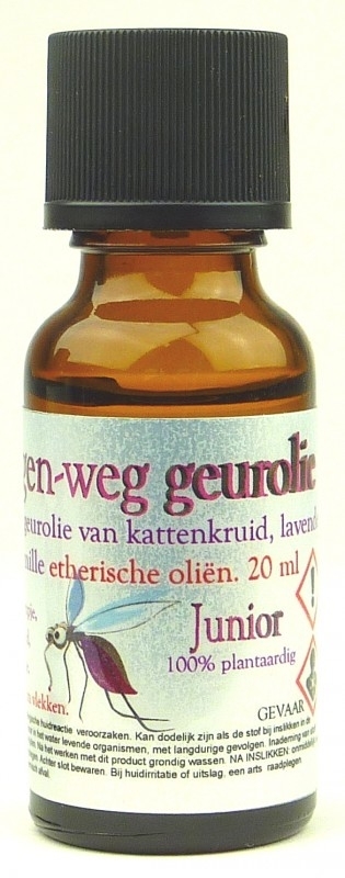 Muggen-weg - Geurolie - Junior - Baby - Kind - Lavendel - 100% Natuurlijk -  20 ml