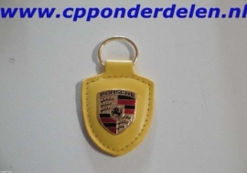 911236 Porsche sleutelhanger geel